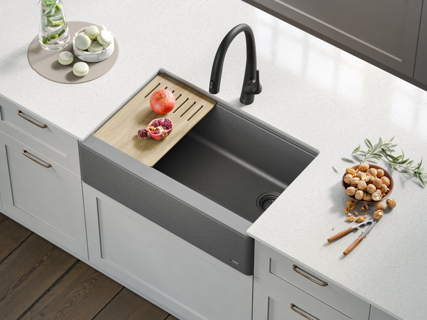 Kraus Unveiled Bellucci™ Granite Workstation Sinks at KBIS 2020 KB