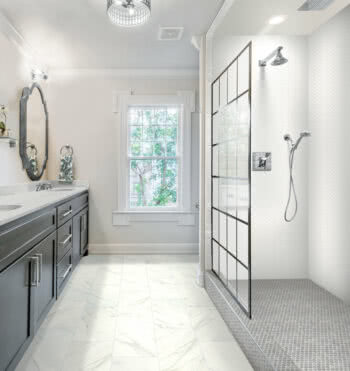 Daltile, RevoTile, Carrara White, Hi-Res