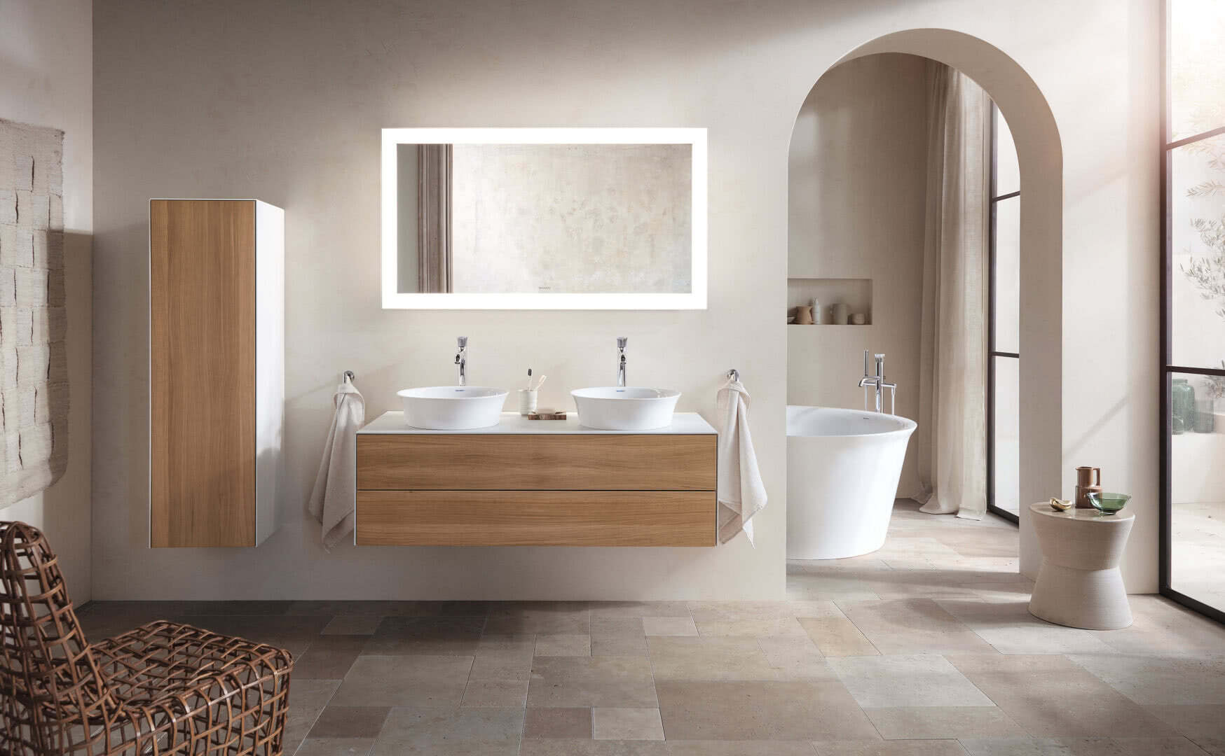 Duravit USA White Tulip Bathroom Collection Creates Optimal Relaxation