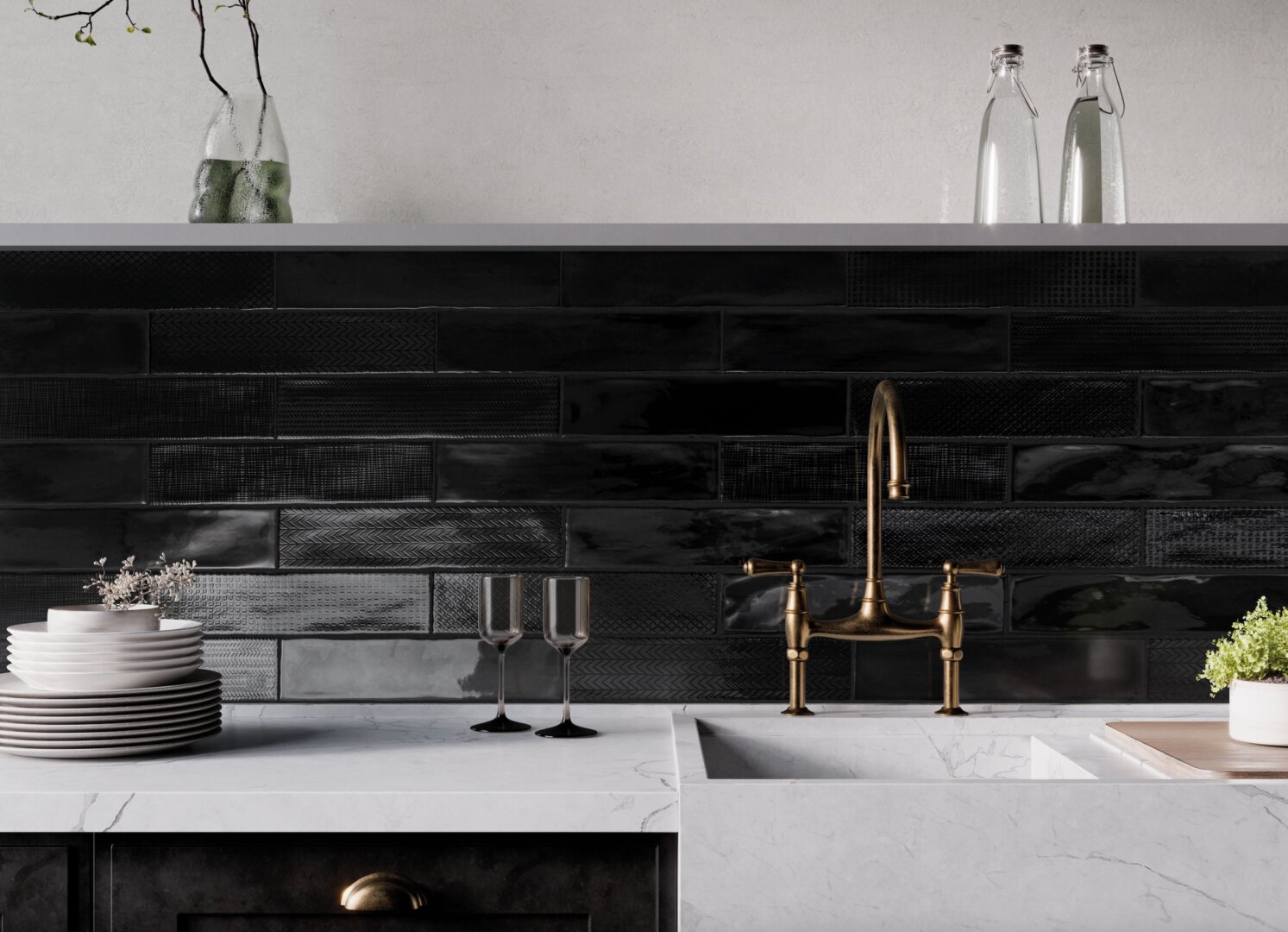 Small-Format Tiles Offer Sophisticated Solutions for Open Concept ...