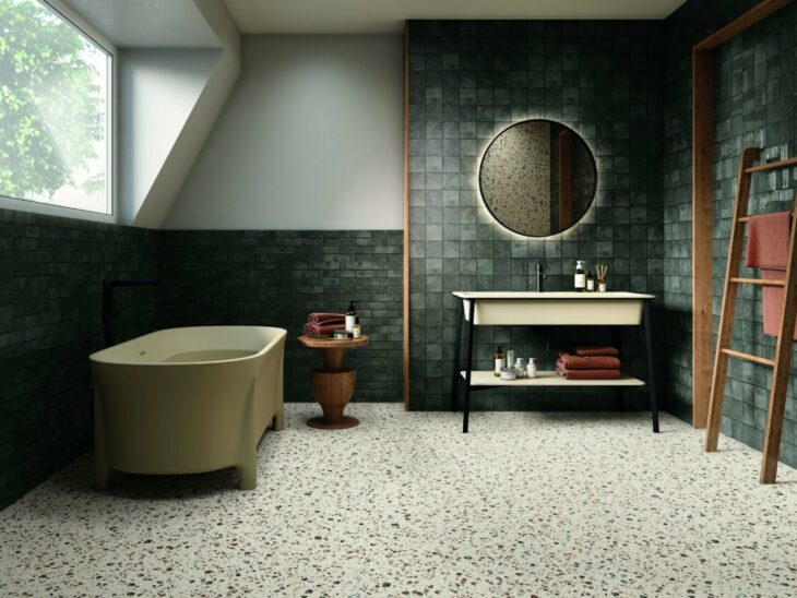 Nemo Tile + Stone New Aziza Collection Showcases Crackled Effect on the