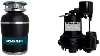 Speakman Now Offers Garbage Disposals and Sump Pumps