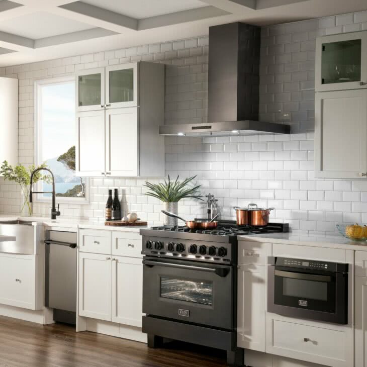 ZLINE Black Stainless Steel Appliances Make a Bold Impression KB resource